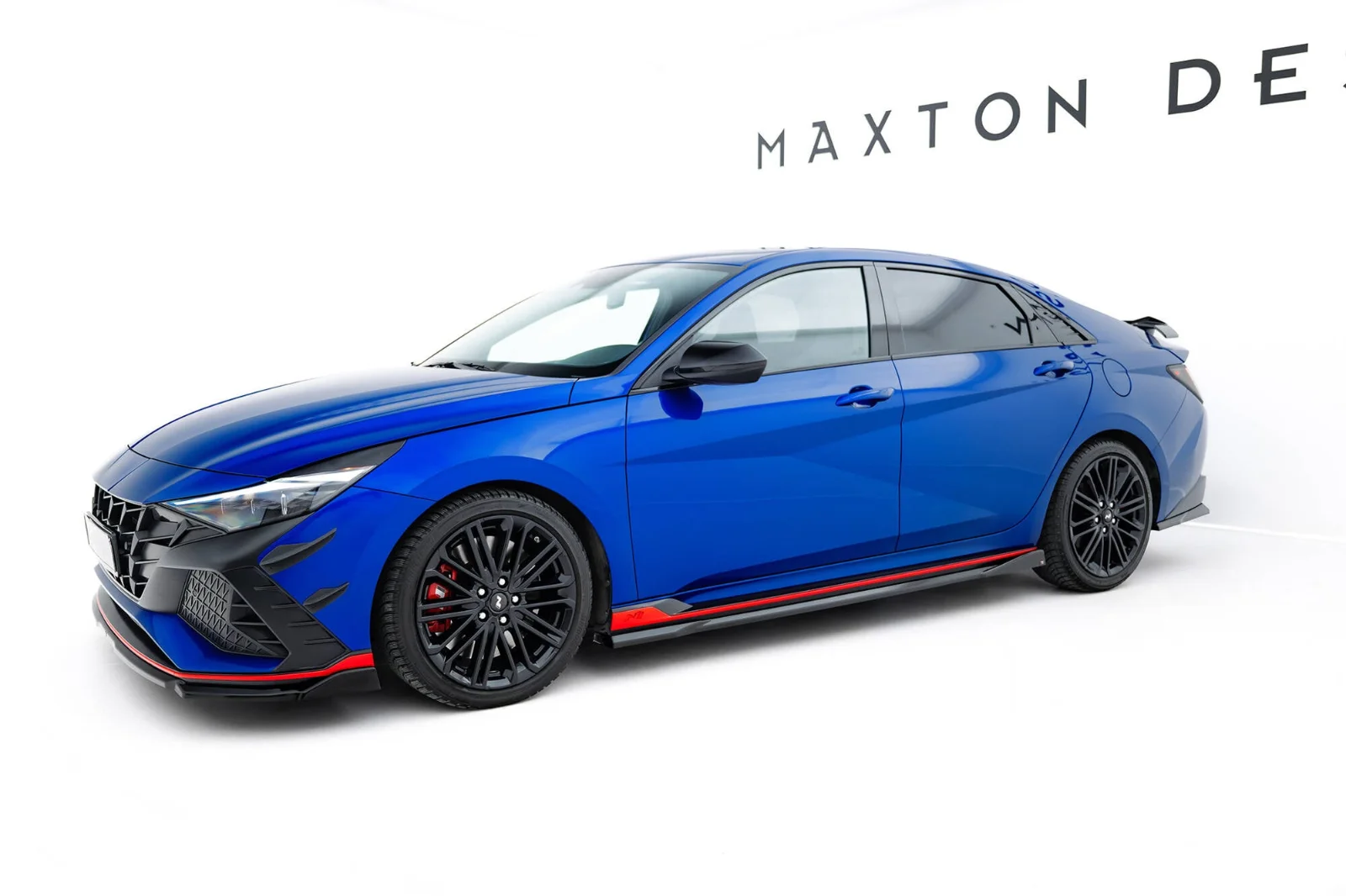 Maxton Design Splitter-Set für Hyundai Elantra N Mk7 – Schwarz glänzend
