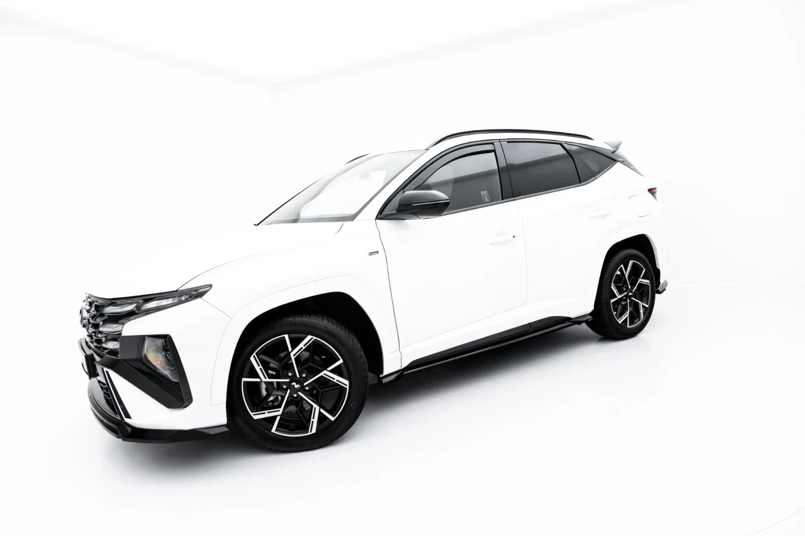 Maxton Design Splitter-Set für Hyundai Tucson N-Line Mk4 FL – Schwarz glänzend