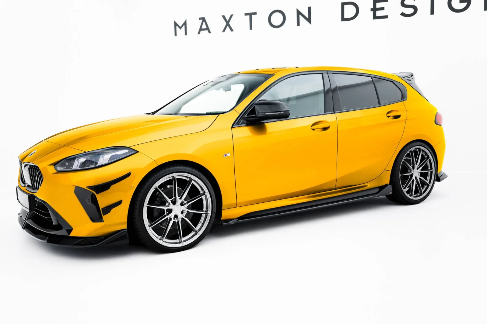 Maxton Design Splitter-Set V.2 für BMW 1er M-Paket F70 – Schwarz glänzend