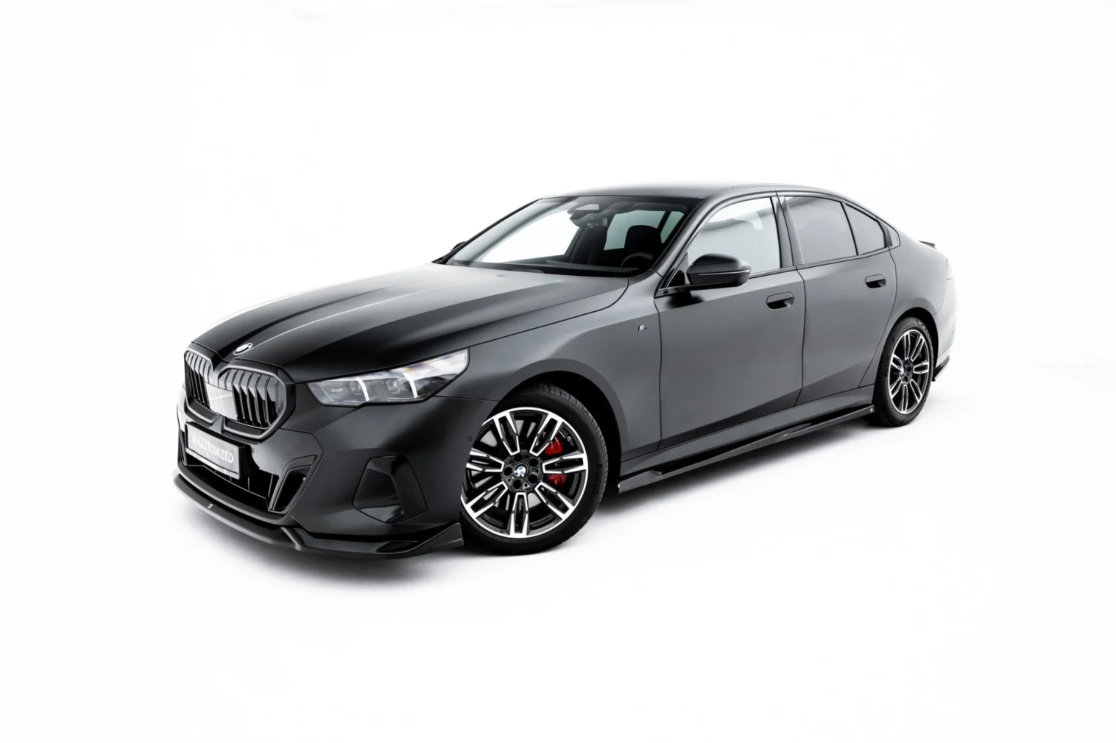 Maxton Design Splitter-Set V.2 für BMW 5er M-Paket G60 – Schwarz glänzend