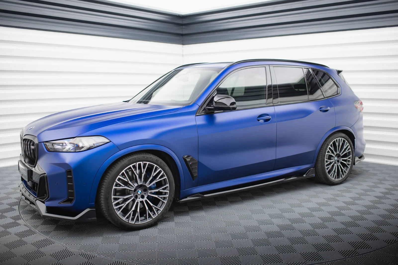 Maxton Design Splitter-Set V.2 für BMW X5 M-Paket G05 FL – Schwarz glänzend