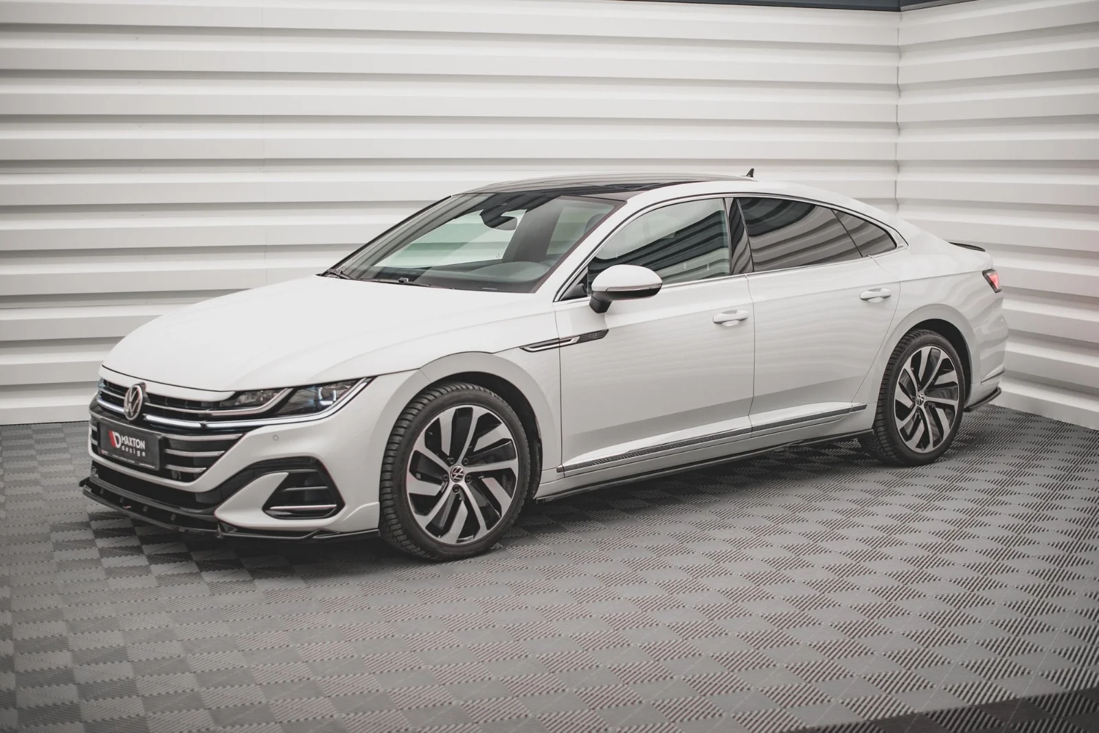Maxton Design Splitter-Set für VW Arteon R-Line Mk1 FL – Schwarz glänzend
