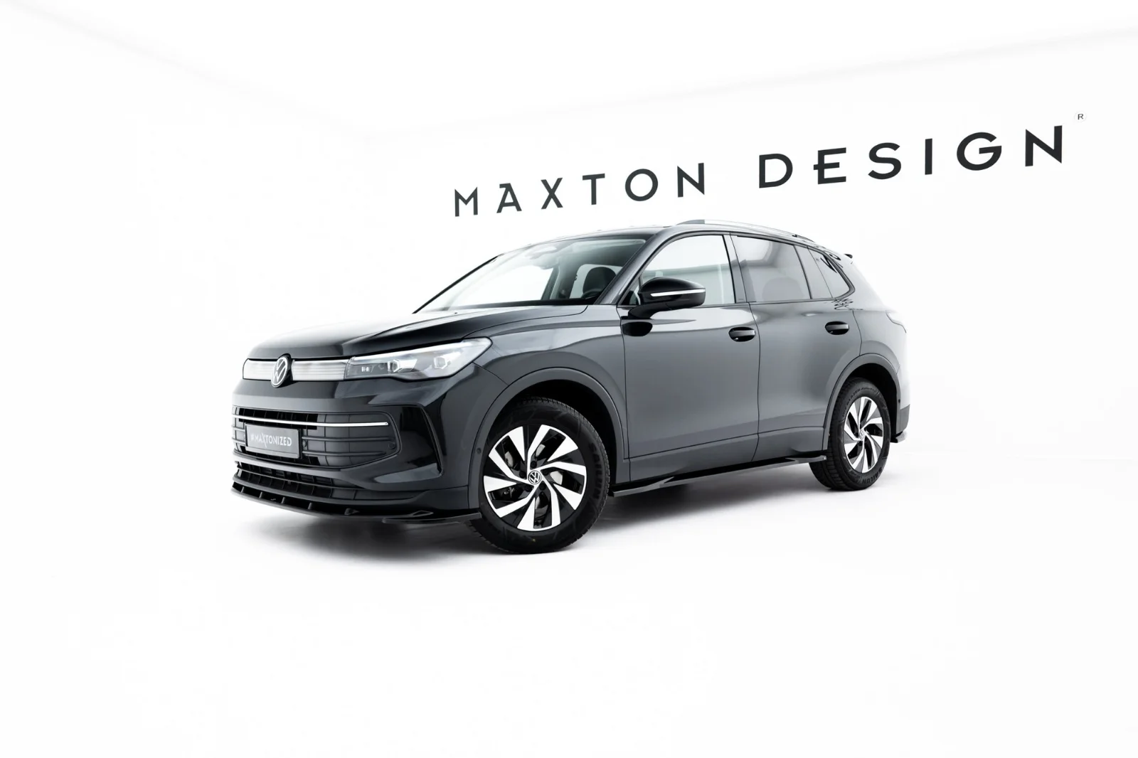 Maxton Design Splitter-Set für VW Tiguan Mk3 – Schwarz glänzend