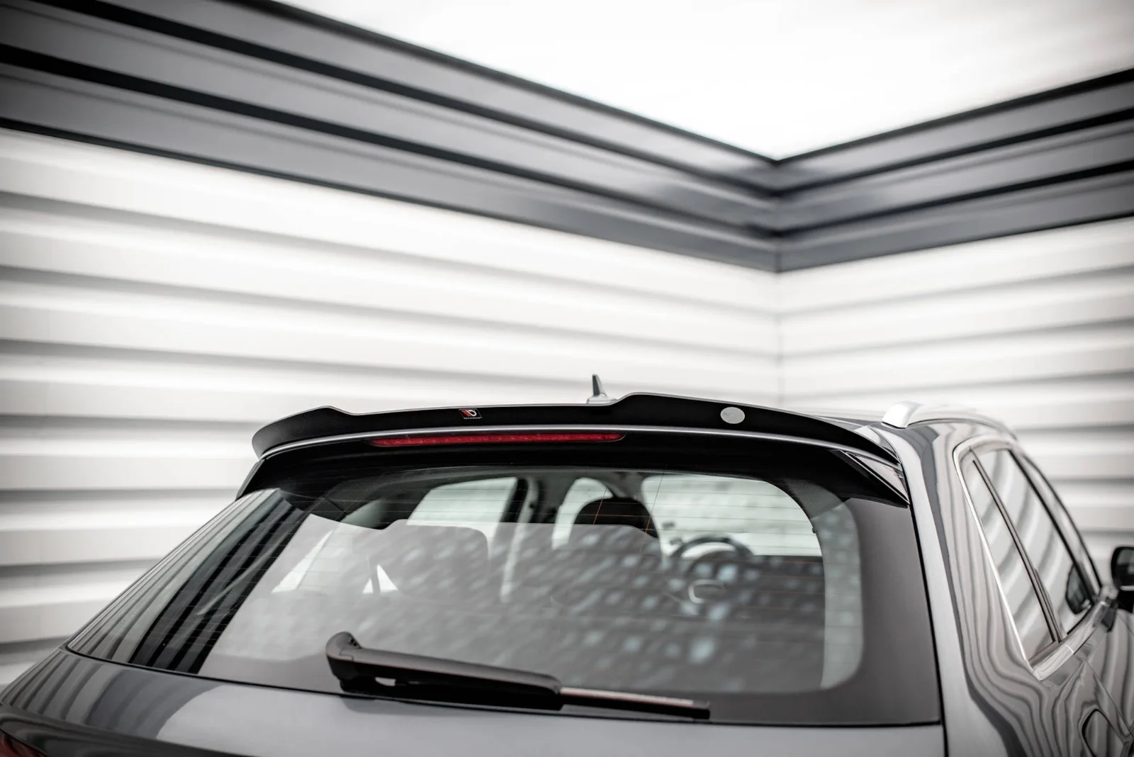 Maxton Design Spoilerlippe für Audi A3 8V – Schwarz glänzend