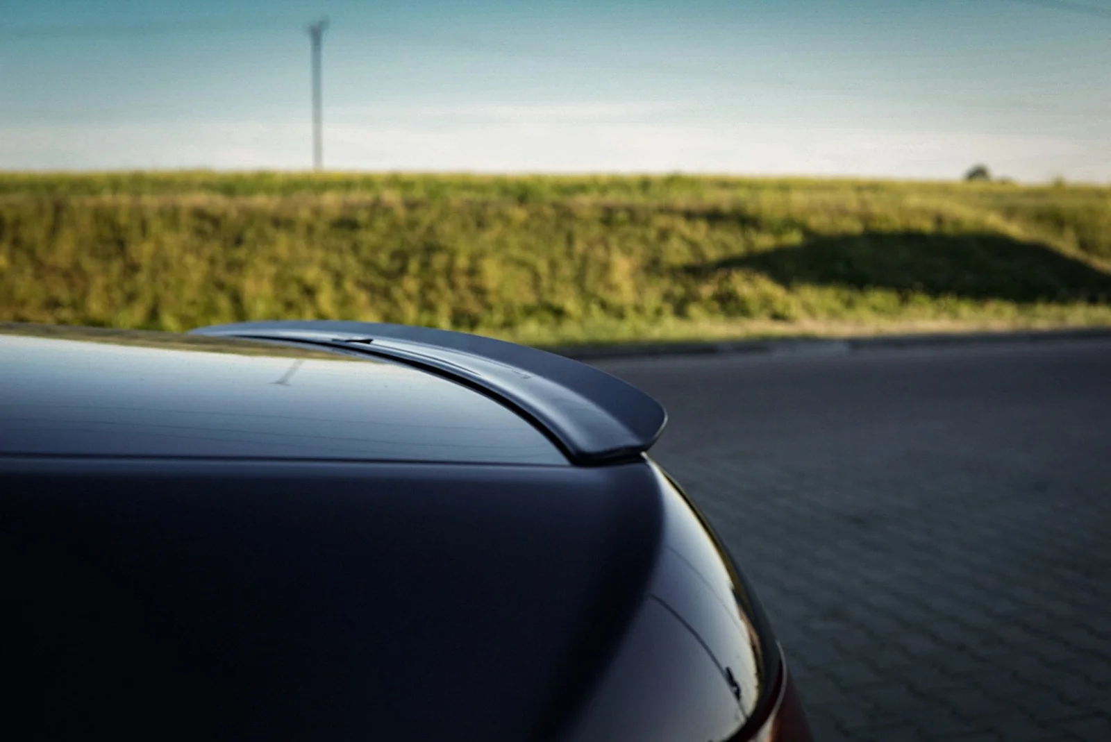 Maxton Design Spoilerlippe für Audi A6 S line C6 FL – Schwarz glänzend