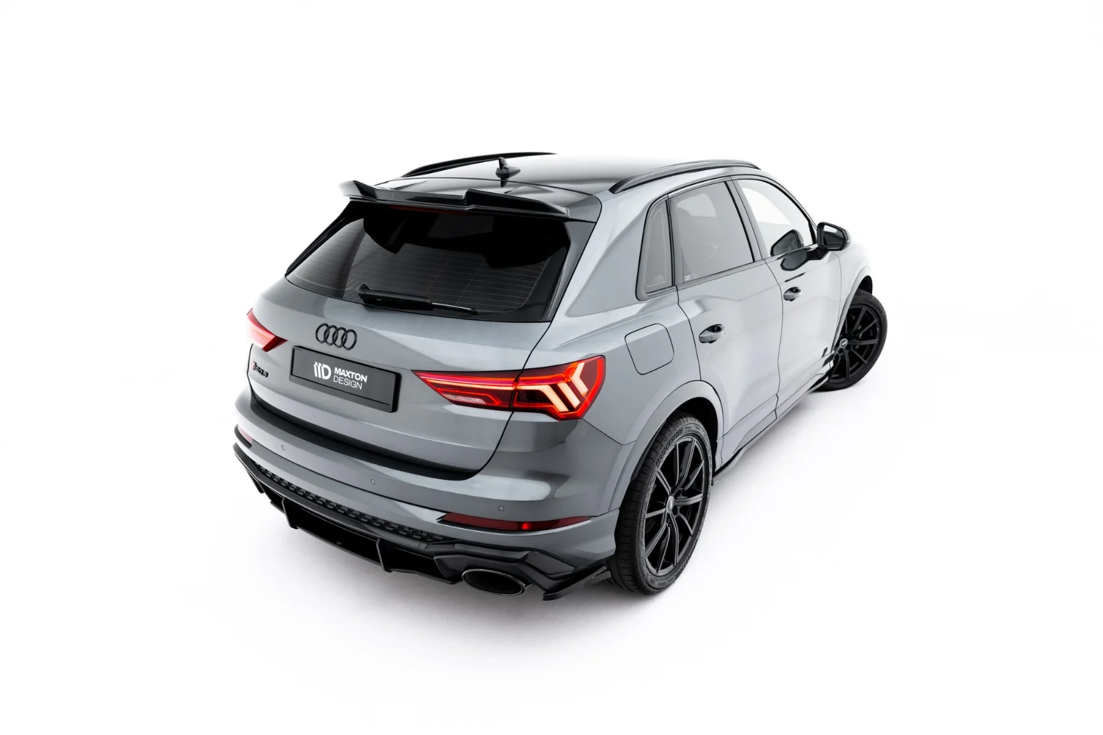 Maxton Design Spoilerlippe für Audi RSQ3 SUV F3 – Schwarz glänzend