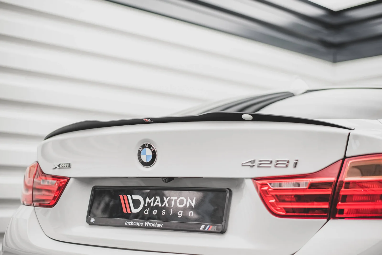 Maxton Design Spoilerlippe für BMW 4er F32 – Schwarz glänzend