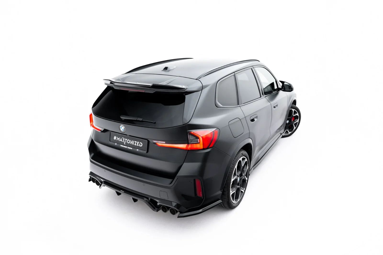 Maxton Design Spoilerlippe für BMW X1 M35i U11 – Schwarz glänzend