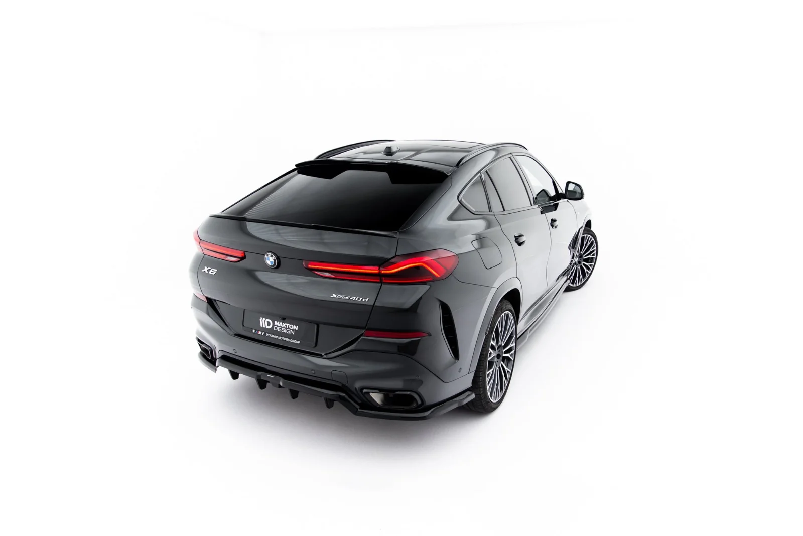 Maxton Design Spoilerlippe für BMW X6 M-Paket G06 FL M F96 – Schwarz glänzend