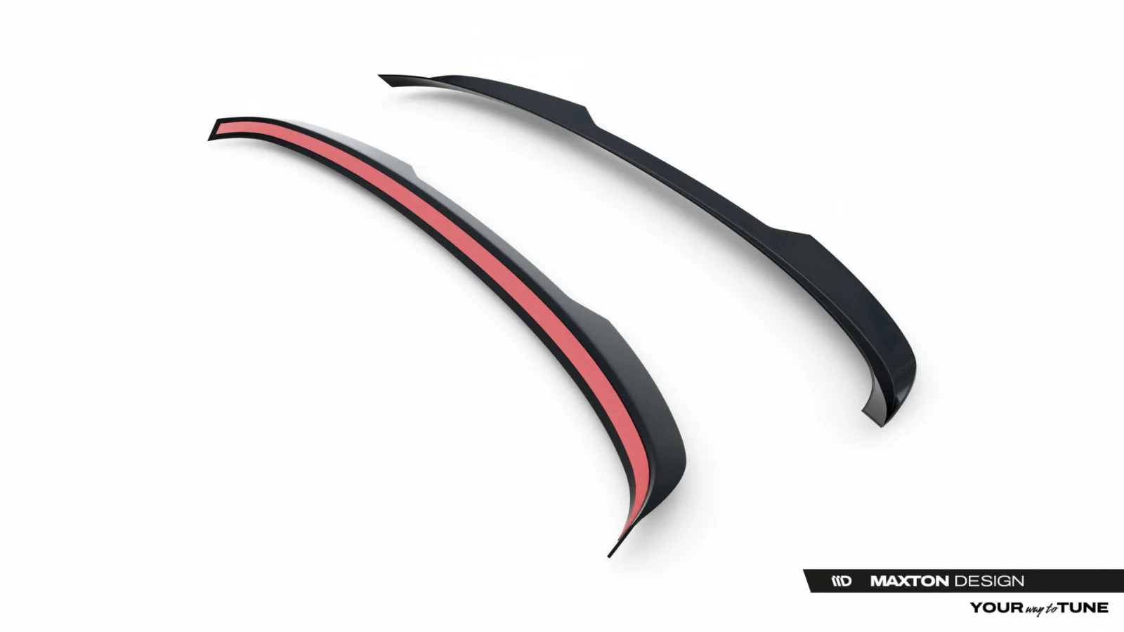 Maxton Spoilerlippe V.1 für BMW 5er Standard M-Paket G30 FL – Schwarz glänzend