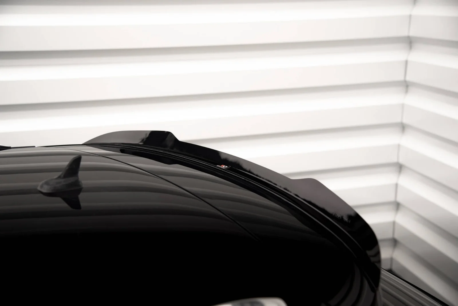 Maxton Design Spoilerlippe V.2 für Audi A6 C7 FL – Schwarz glänzend