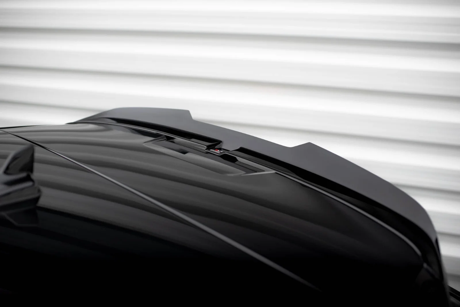 Maxton Spoilerlippe V.2 für Audi RS3 S3 A3 S line 8Y FL – Schwarz glänzend