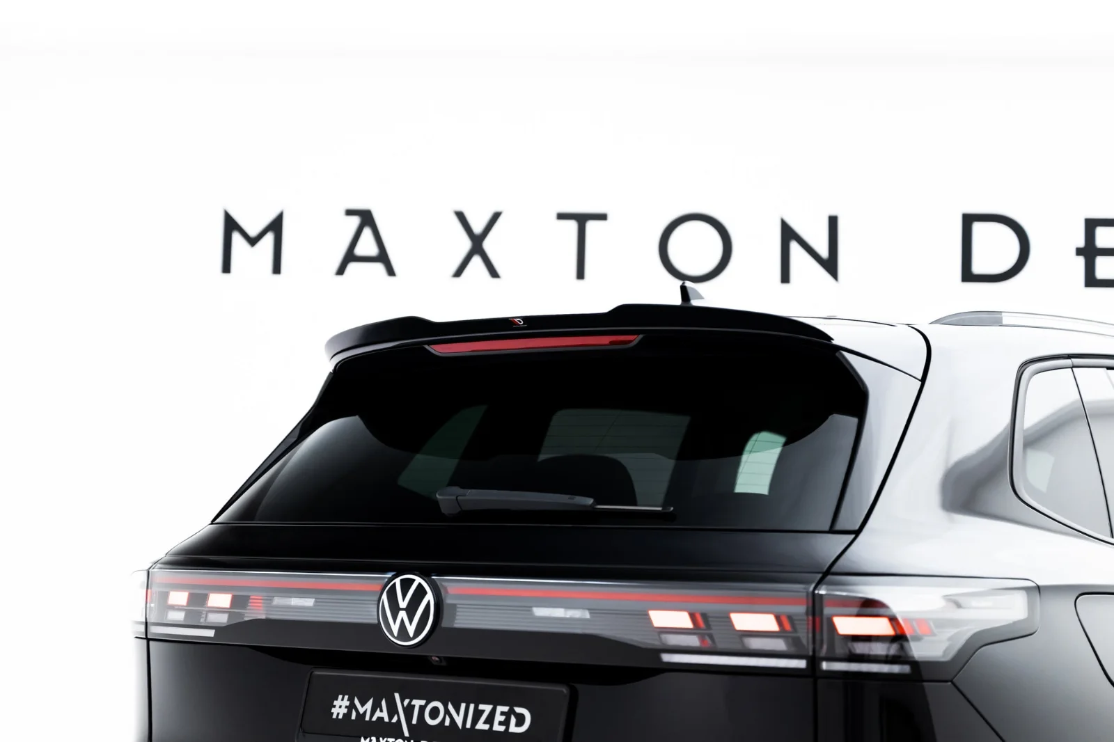 Maxton Design Spoilerlippe für VW Tiguan Mk3 – Schwarz glänzend
