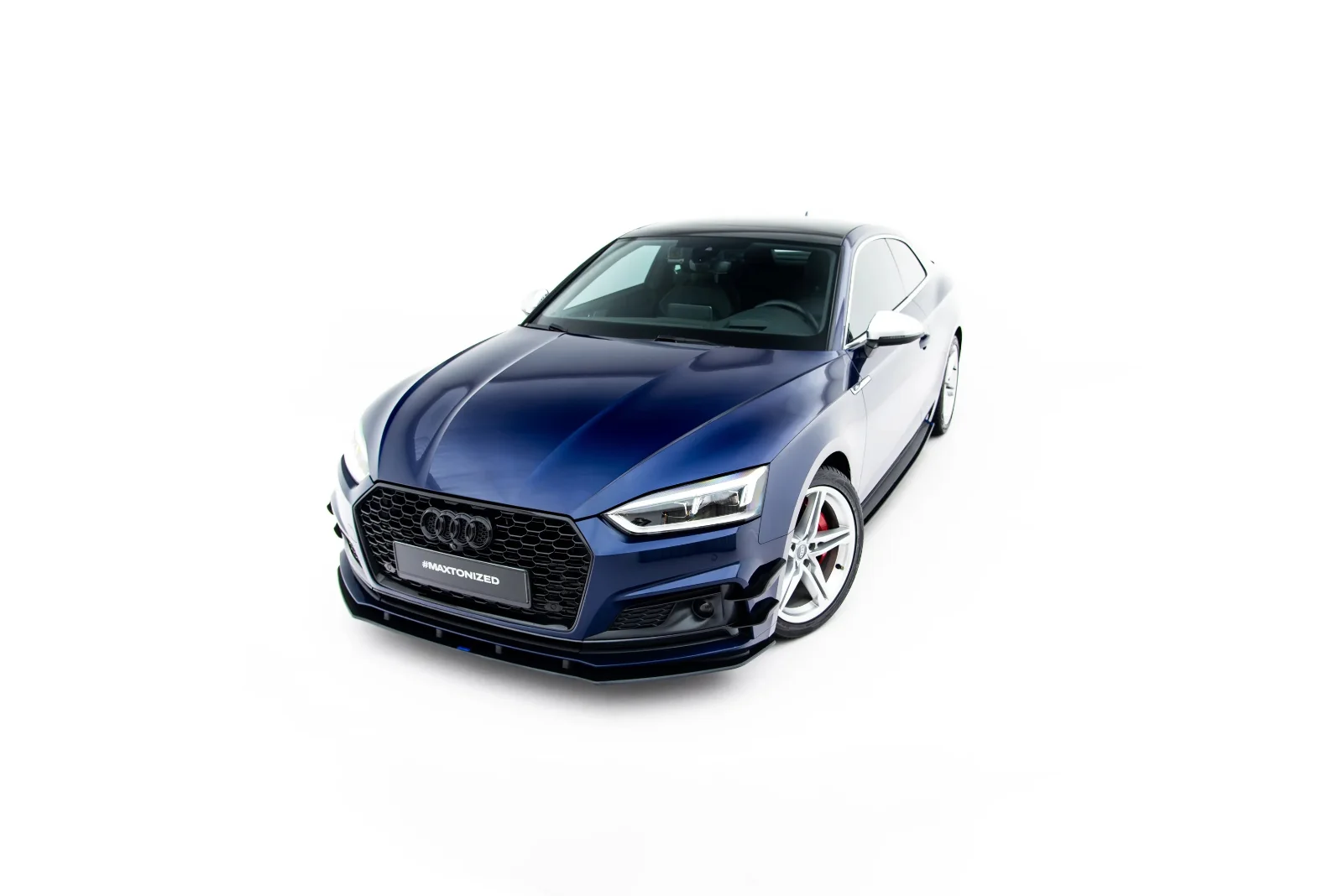 Maxton Street Pro Frontsplitter für Audi A5 S line S5 F5 – Schwarz matt
