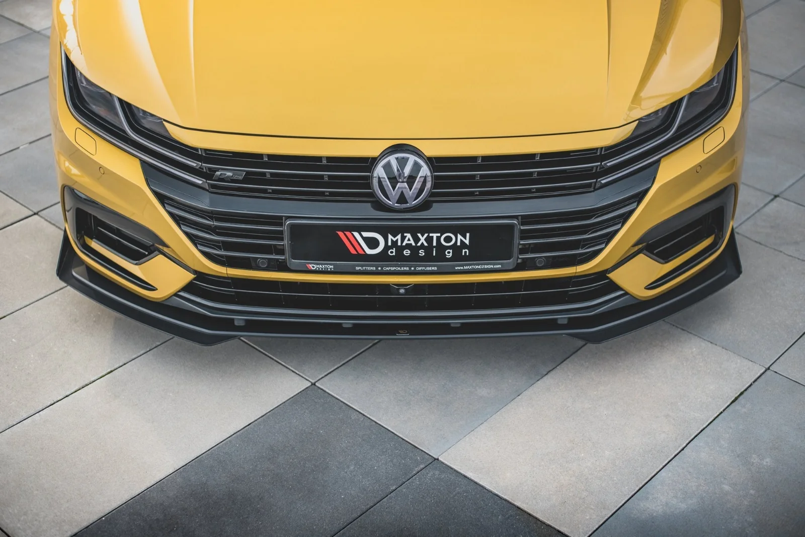Maxton Design Frontsplitter für VW Arteon R-Line Mk1 – Schwarz matt