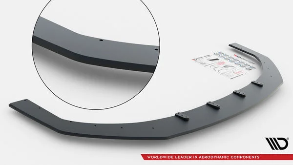 Maxton Design Frontsplitter für VW Golf 8 GTI Clubsport FL – Schwarz matt