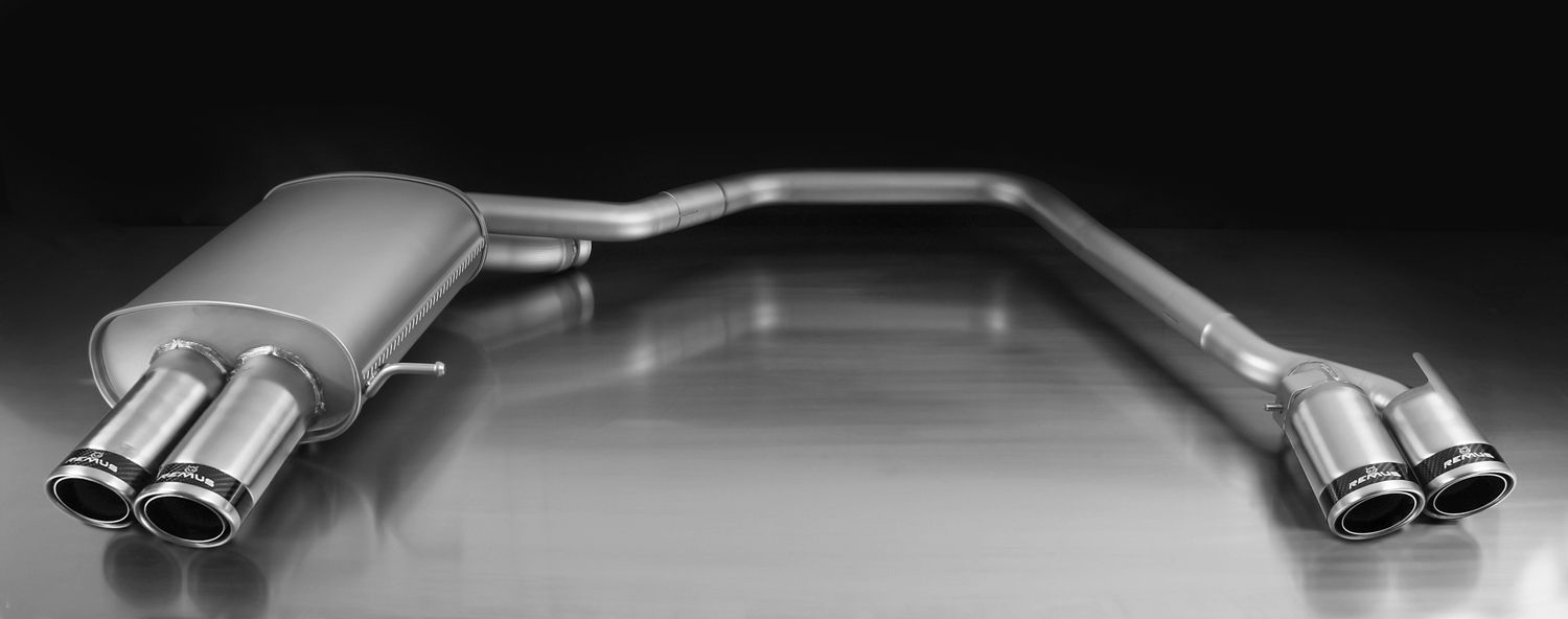 REMUS Axle-Back für BMW 520i F10/F11 mit Carbon-Race-Endrohren (135 kW)