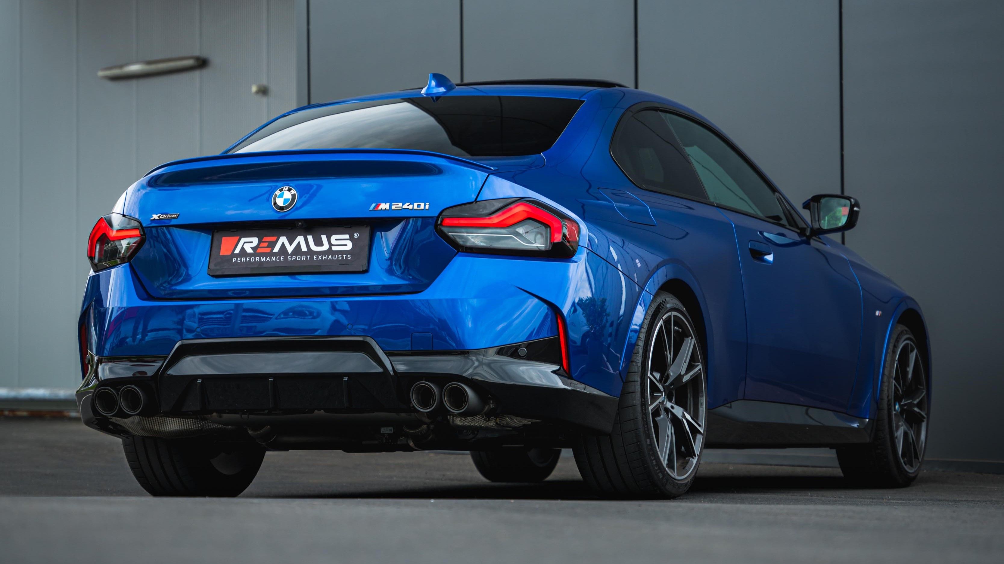 REMUS Sportauspuff für BMW M240i Coupé G42 (275/280 kW, mit OPF)