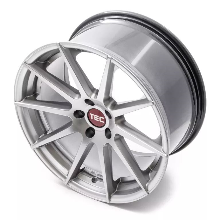 TEC GT7 Felgen 19 Zoll 9,5x19 ET30 5x112 Hyper Silber