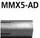 BASTUCK Adapter Komplettanlage auf Serienanlage Mazda MX5 für Mazda MX5 Typ NB