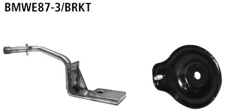 BASTUCK Halter Endrohrsatz RH für BMW 1er E81/1er E87 (BMWE87-3/BRKT)
