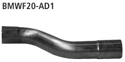 BASTUCK Verbindungsrohr zur Montage der Endschalldämpfer alleine Facelift ab für BMW 1er F20/F21 / 2er u. a.