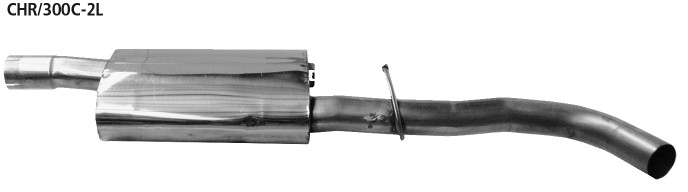 BASTUCK Mittelschalldämpfer links für Chrysler 300C (CHR/300C-2L)