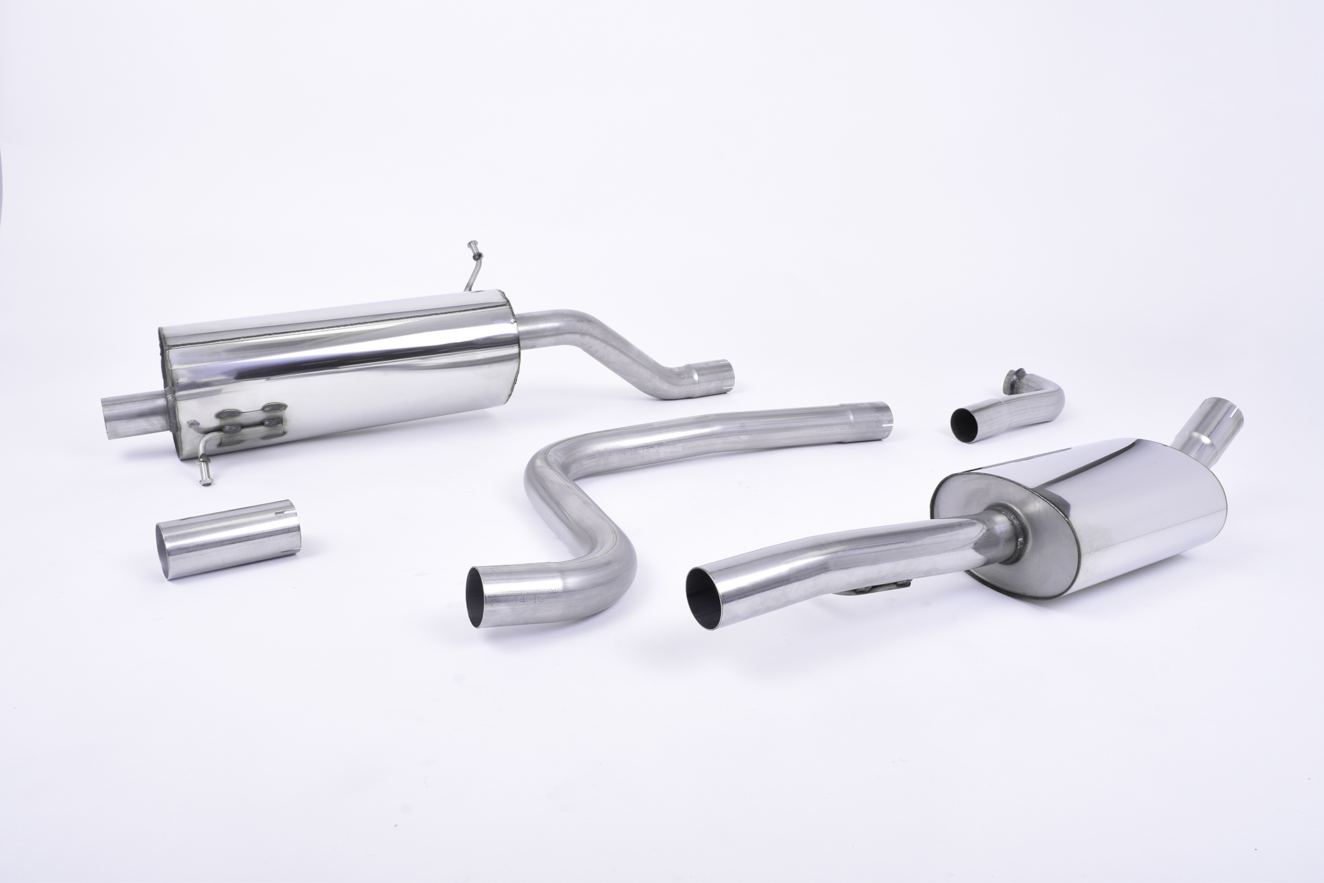 Milltek Abgasanlage für Ford Fiesta Mk8 EcoBoost ohne GPF – Resonated, EG-Genehmigung
