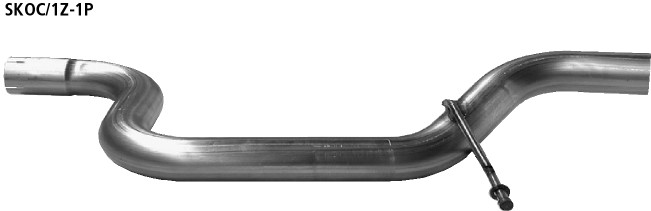 BASTUCK Motorsport Erstzrohr für Vorschalldämpfer für Volkswagen Jetta 1KM u. a. (SKOC/1Z-1P)