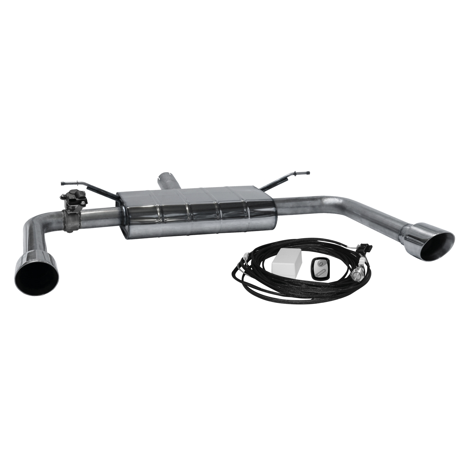 BASTUCK Endschalldämpfer mit Einfach-Endrohr 1x Ø 100 mm LH+RH für Ford Focus 4