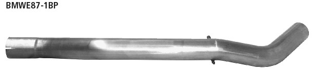 BASTUCK Motorsport Ersatzrohr für Vorschalldämpfer 4 Zylinder für BMW 1er E81/1er E87 116i / 118i