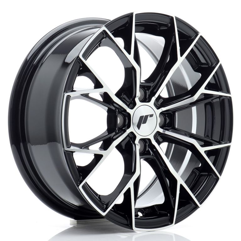 Japan Racing JR-49 Felge 6,5x15 Zoll Gloss Black Machined – 4x100