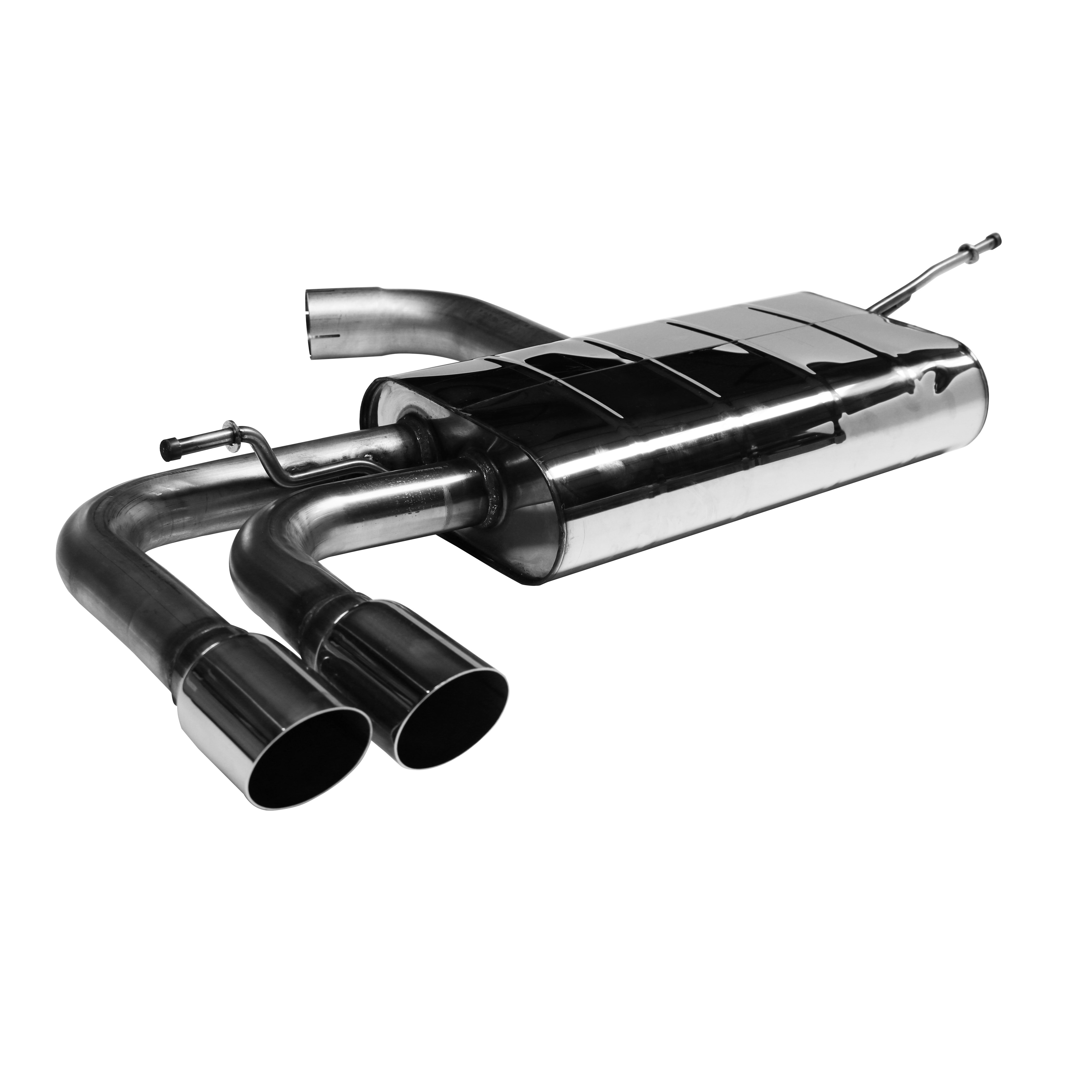 BASTUCK Endschalldämpfer mit Doppel-Endrohr LH, 2 x Ø 76 mm für Audi A3 8V/S3 8V (AUA3/8V-76S)