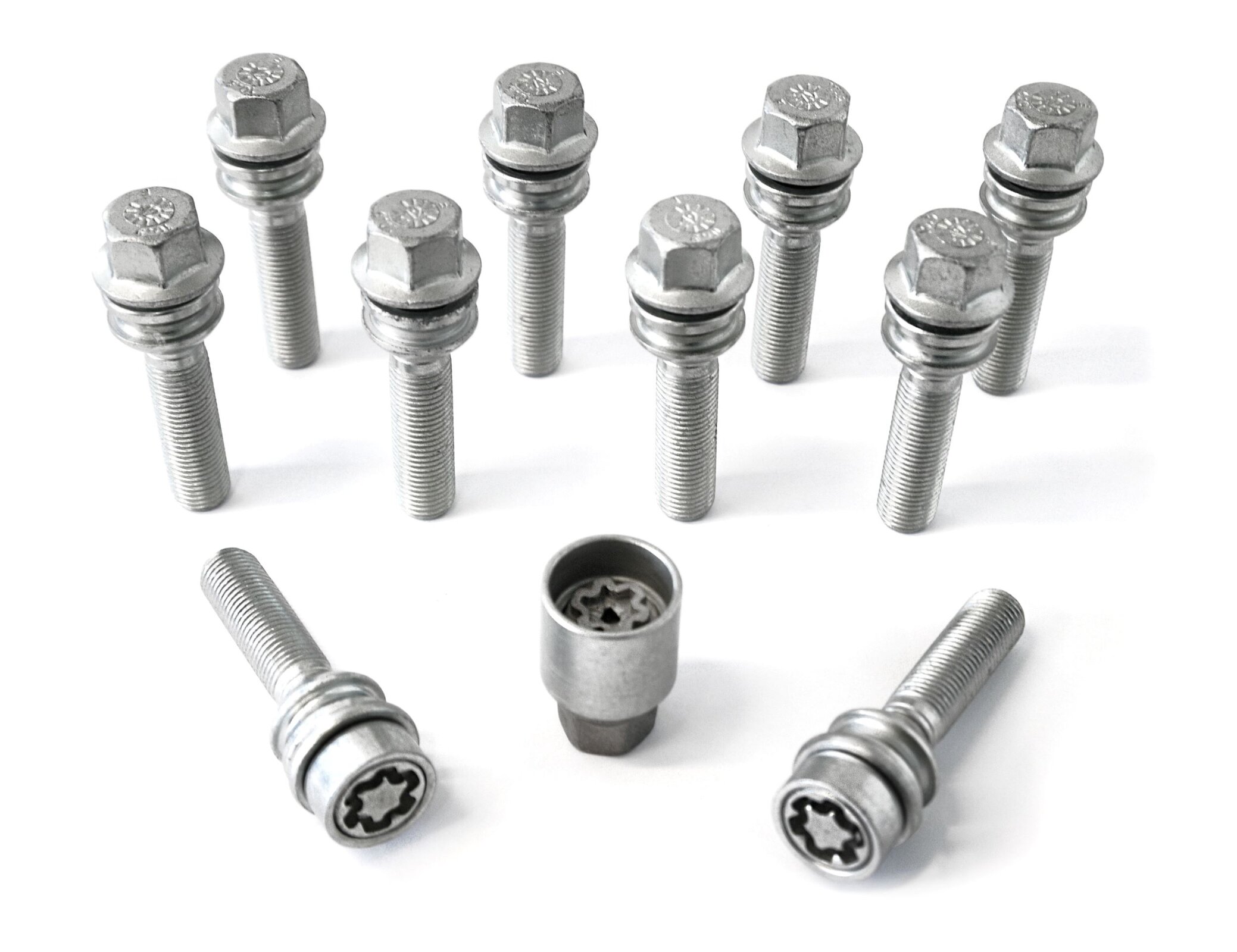 H&R Felgenschloss-Set M14 mit beweglichem Kugelbund R14mm – 1453607SET – 1453607SET