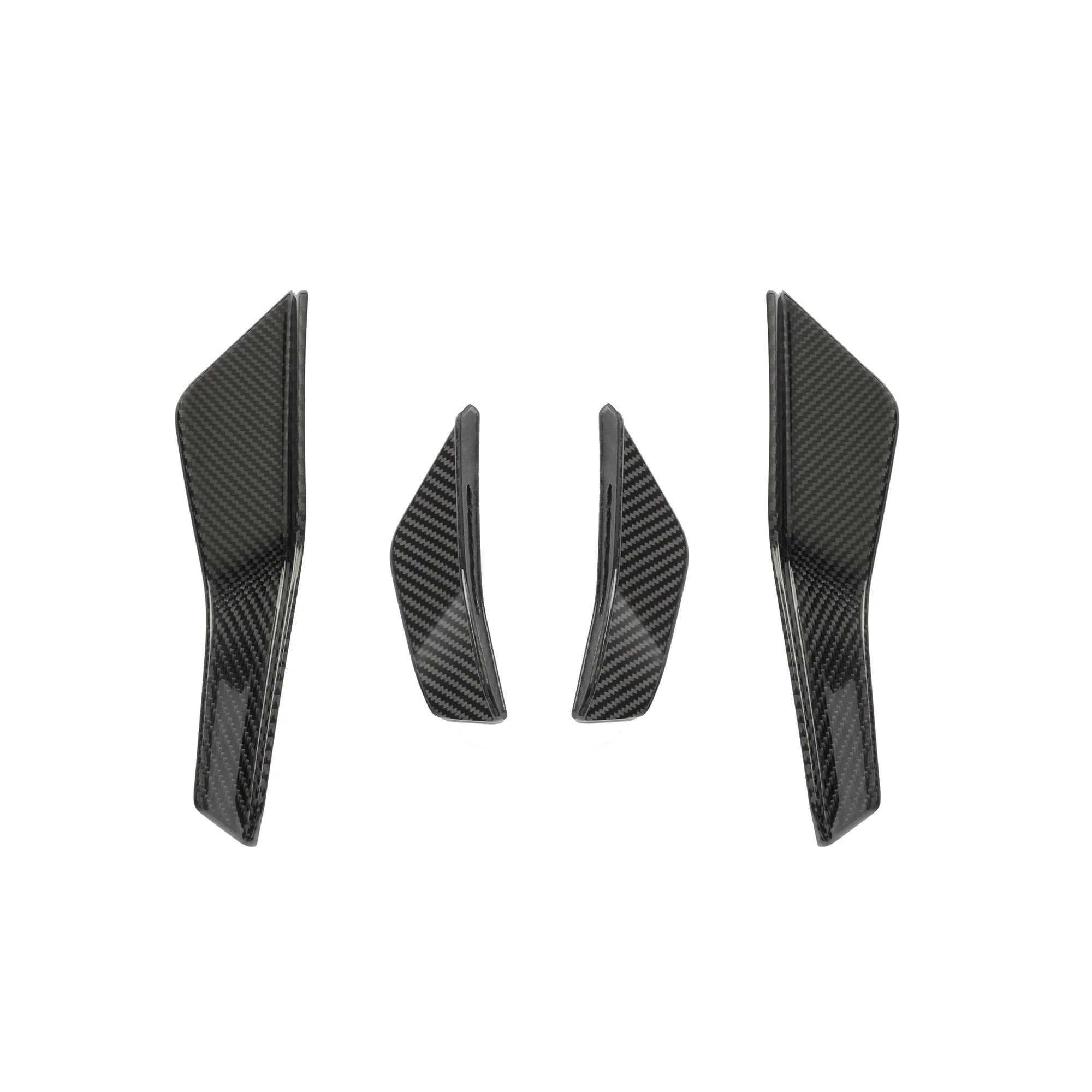 Flamingo Tuning Carbon Canards V1 Dry Carbon passend für Audi RS3 8Y Facelift