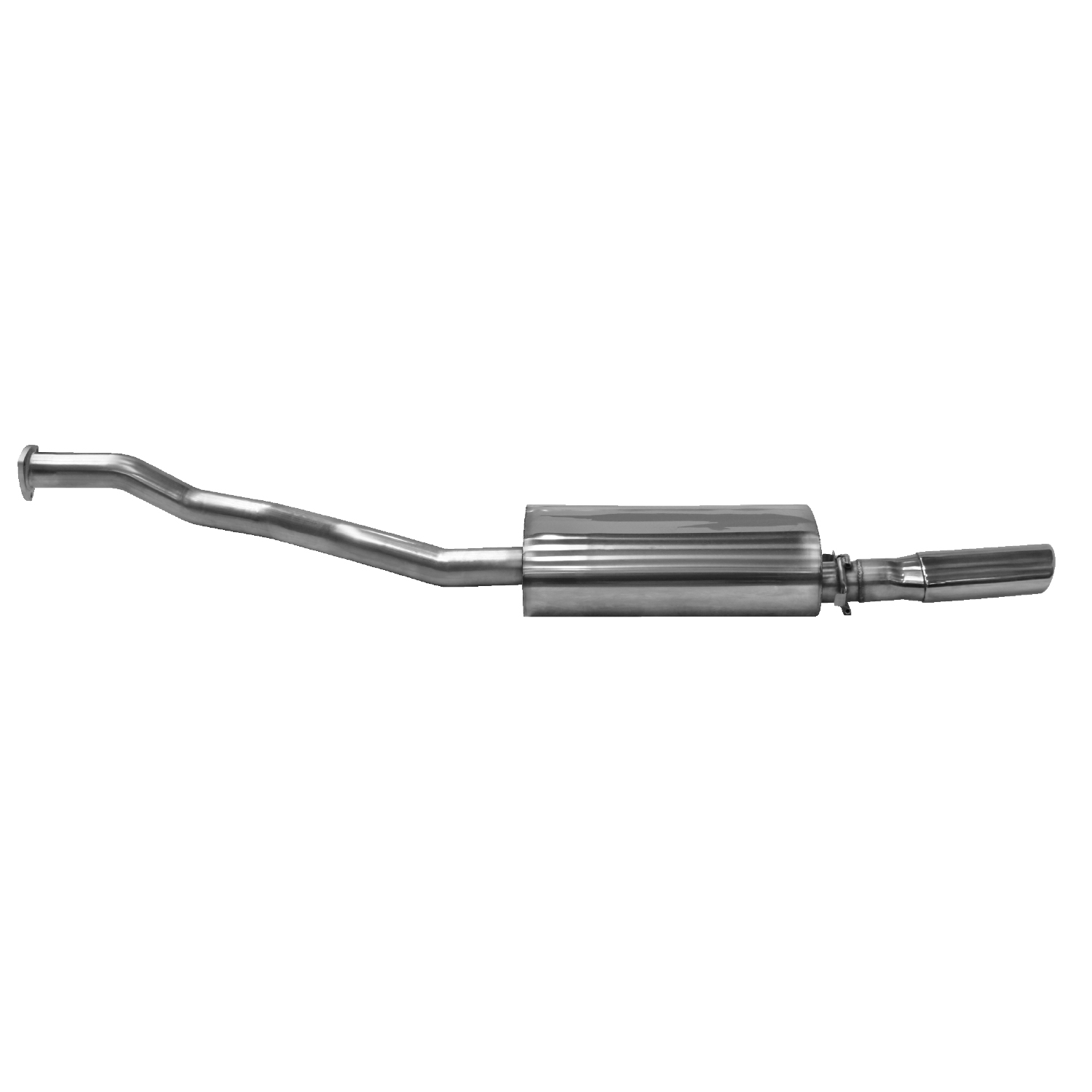 BASTUCK Endschalldämpfer mit Einfach-Endrohr 1x Oval 110x75 mm für Porsche 944 S / S2 Baujahr 1986-1991