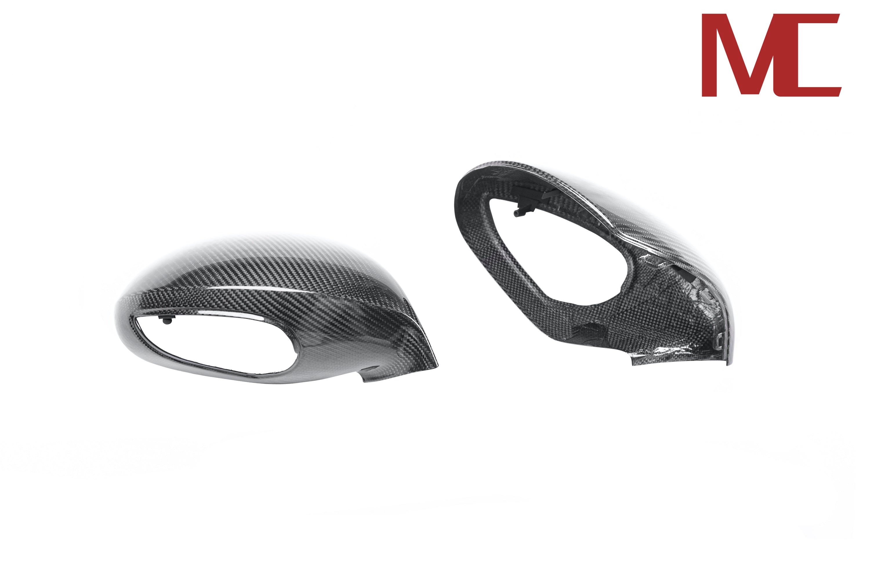 Max Carbon Dry Carbon Spiegelkappen für Porsche 991.1 991.2 / Boxster / Cayman 981