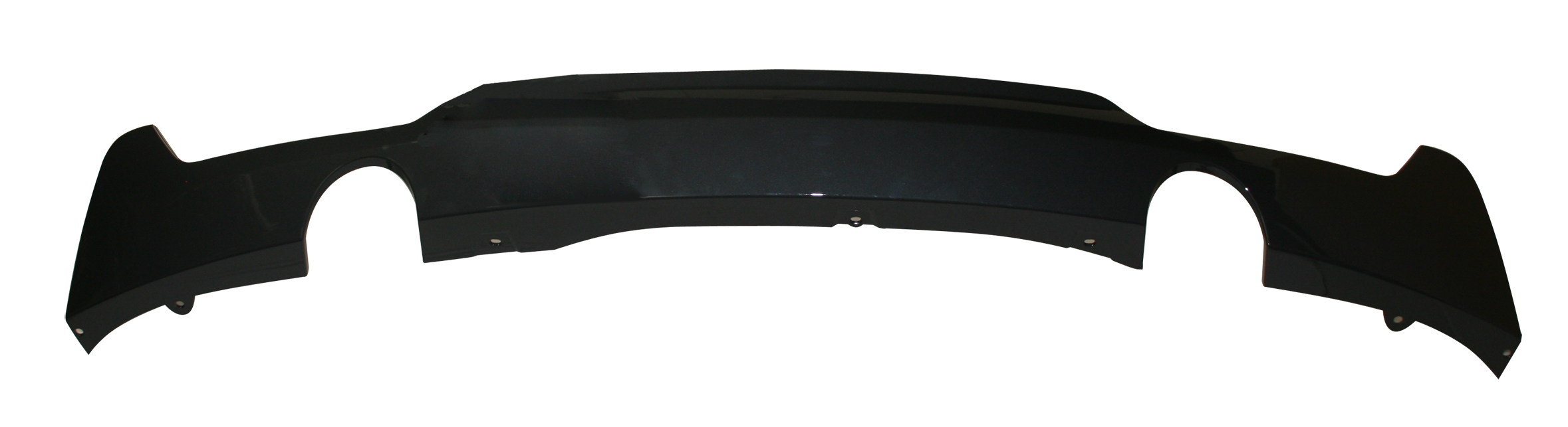 BASTUCK Heckschürzeneinsatz, mit Ausschnitt für 2 x Einfach-Endrohr für BMW 4er F32/F33/F36 (BMWF32-HE2)