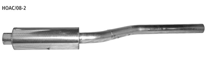BASTUCK Mittelschalldämpfer Accord CU1/CU2 für Honda Accord ab Bj. 2008 (HOAC/08-2)