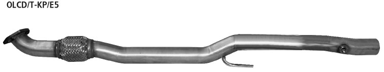 BASTUCK Motorsport Kat-Ersatzrohr Fahrzeuge mit Euro 5 Norm für Opel Corsa (OLCD/T-KP/E5)