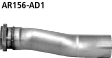 BASTUCK Frontadapter für 1.8l / 2.5l Modelle für Alfa Romeo 156 inkl. GTA 1.8l / 2.5l (AR156-AD1)