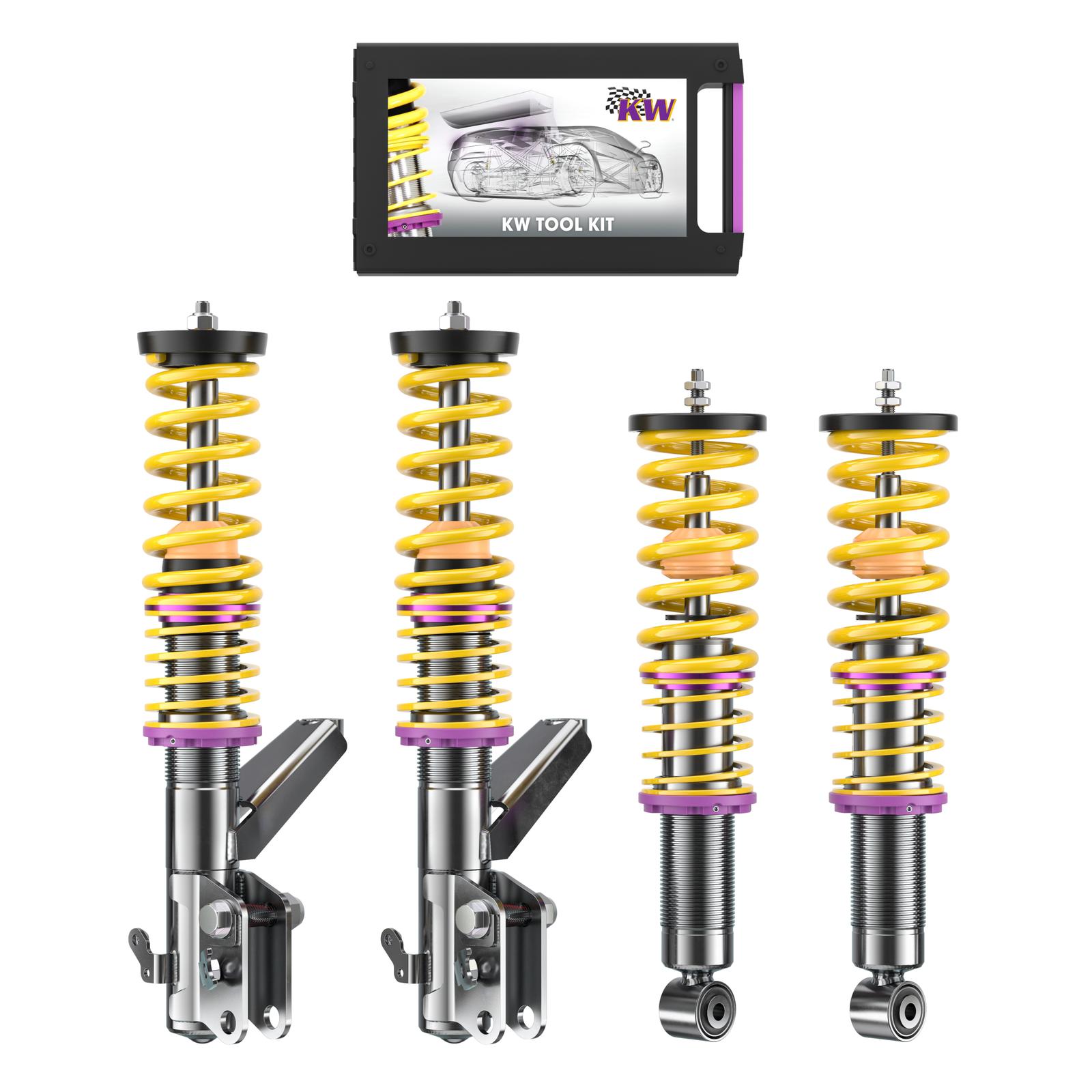 KW V2 Gewindefahrwerk Honda Civic Schraube M16 VA-Federbein unten