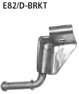 BASTUCK Halter vorne RH für Endschalldämpfer BMW 123d für BMW 1er E82 123d (E82/D-BRKT)
