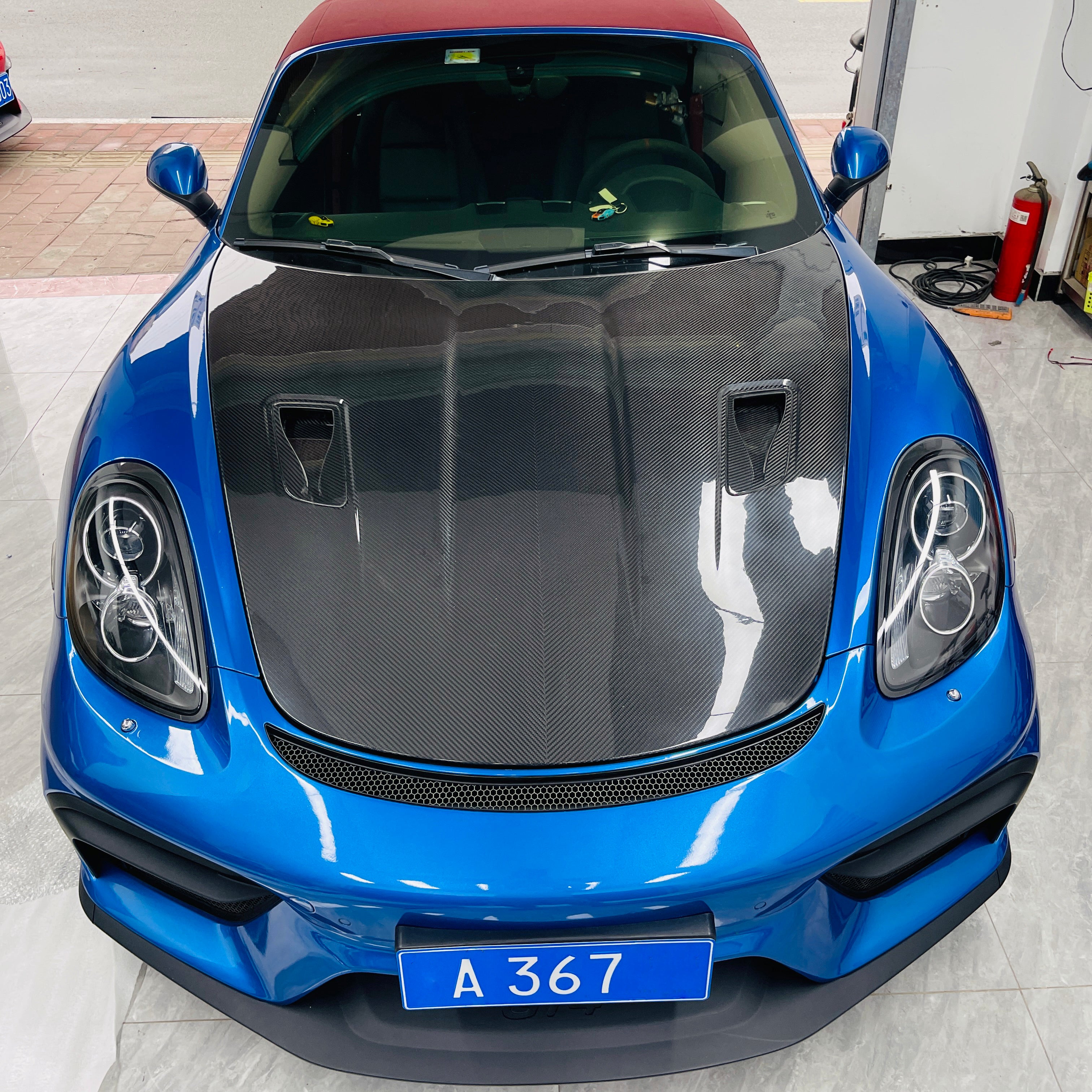 Max Carbon Dry Carbon Motorhaube "GT-Style" für Porsche 911 – 991.1 & 991.2 – 718 982 & 981