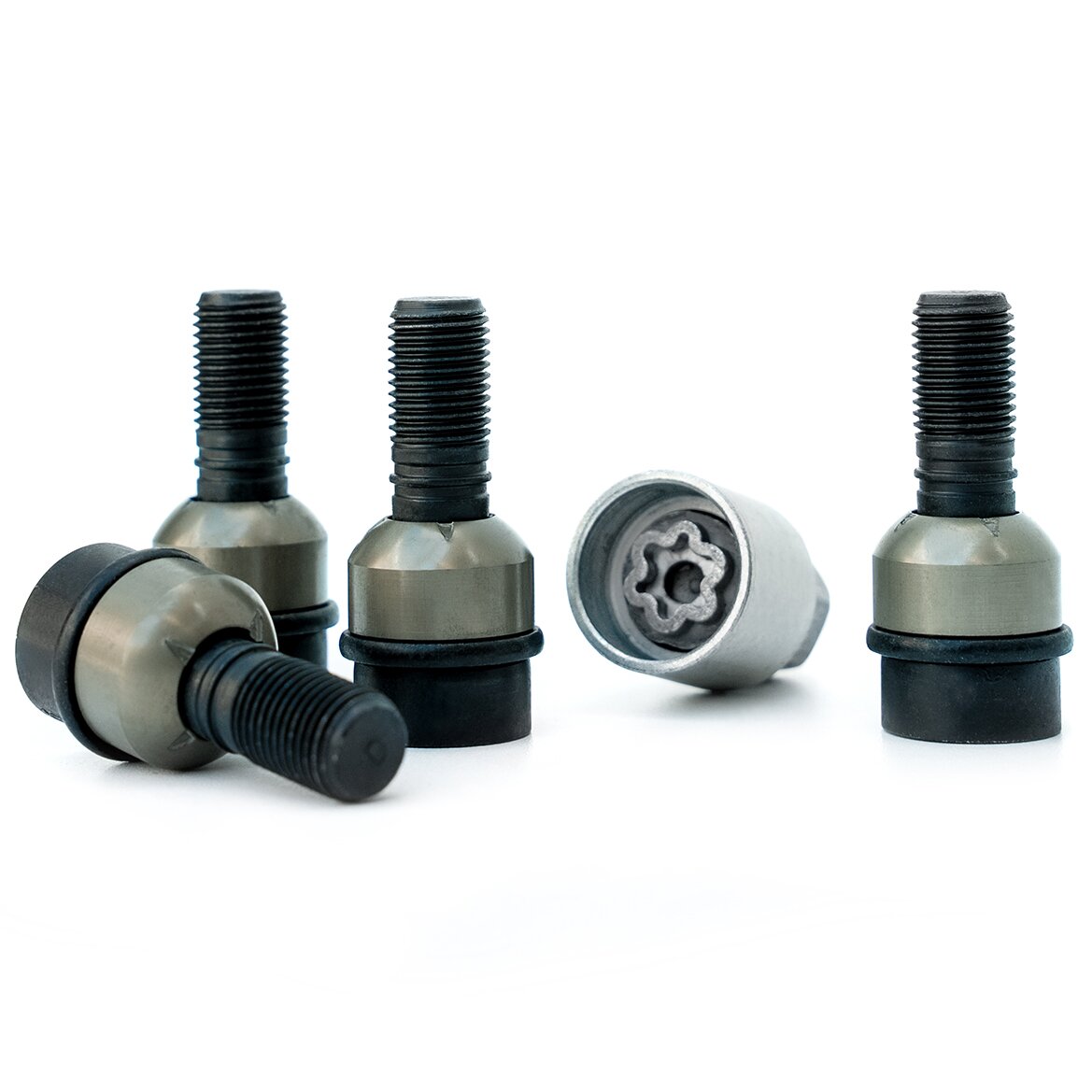 H&R Felgenschloss-Set M14 mit beweglichem Kugelbund R14mm – B1454406KEY4 – B1454406KEY4