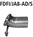 BASTUCK Frontadapter nach Katalysator für Ford Fiesta JA8 ST incl. ST 200 (FDFI/JA8-AD/S)