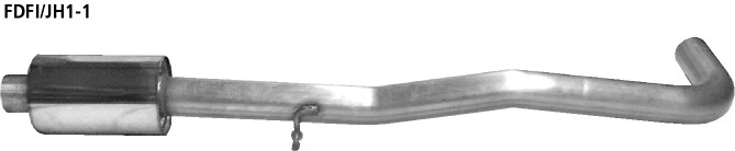 BASTUCK Vorschalldämpfer für Ford Fiesta / Fusion (FDFI/JH1-1)
