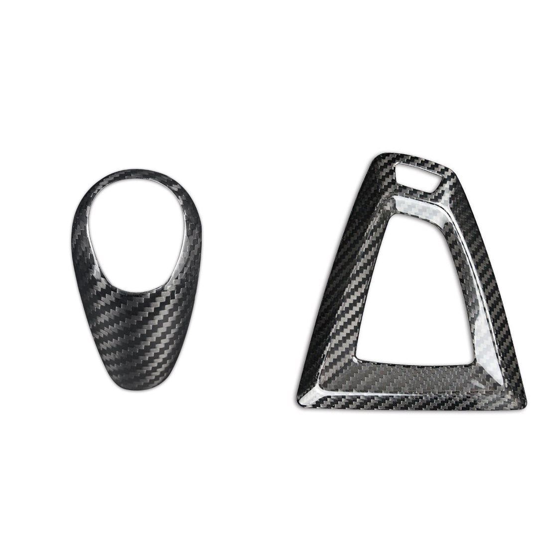 Dry Carbon Schaltknauf Mittelkonsole Blenden für BMW M2C F87 M3 F80 M4 F82 F83