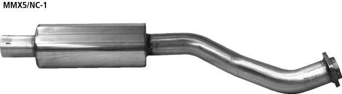 BASTUCK Vorschalldämpfer Mazda MX5 (NC) für Mazda MX5 (MMX5/NC-1)