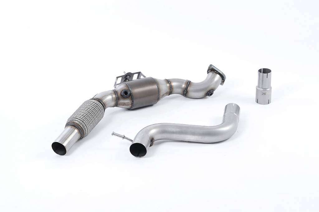 Milltek Downpipe mit Sportkatalysator für Ford Mustang 2015 2.3L – 200 Zellen, ohne Straßenzulassung